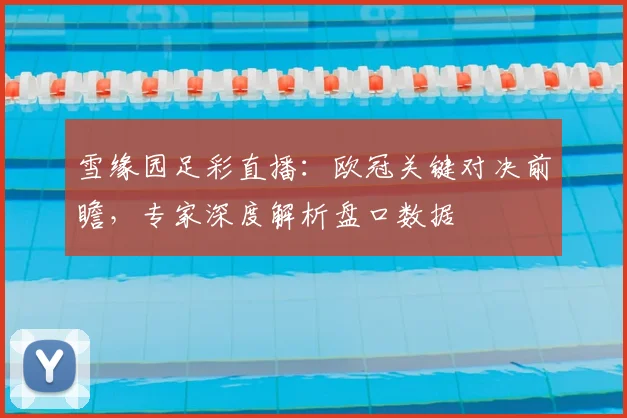 雪缘园足彩直播：欧冠关键对决前瞻，专家深度解析盘口数据